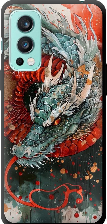Чехол на OnePlus Nord 2 Стихия огня (6101b-2468-42517)
