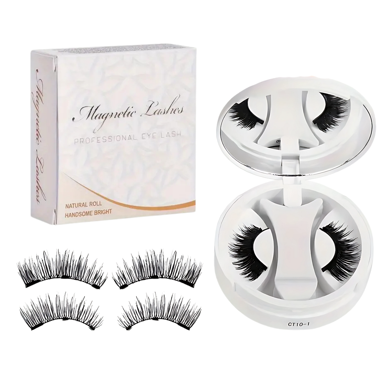 Комплект магнитных ресниц Черный (2722328241)