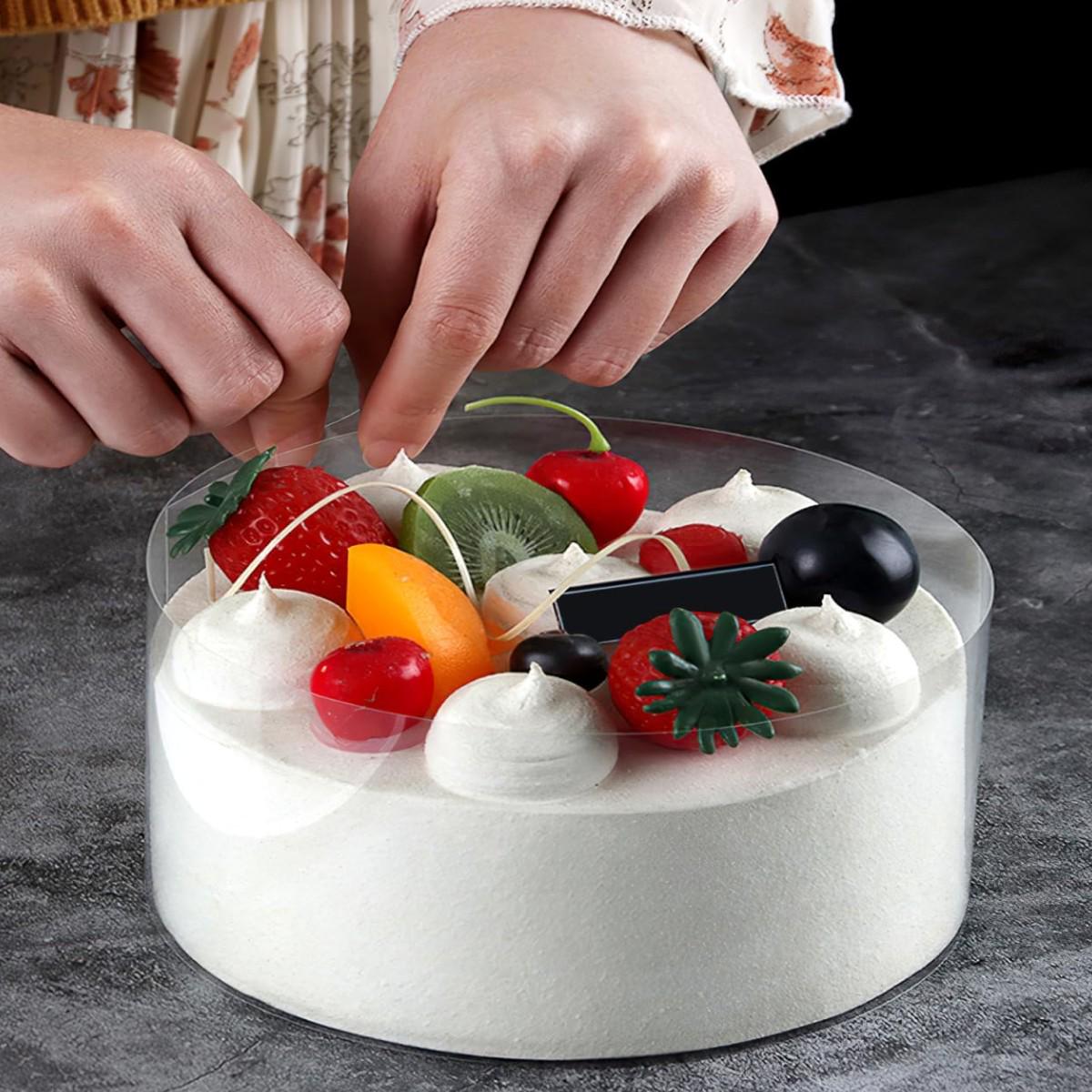 Лента бордюрная для кондитерских изделий Confectionery Tape ацетатная 10 см 40 м 0,125 мм - фото 4