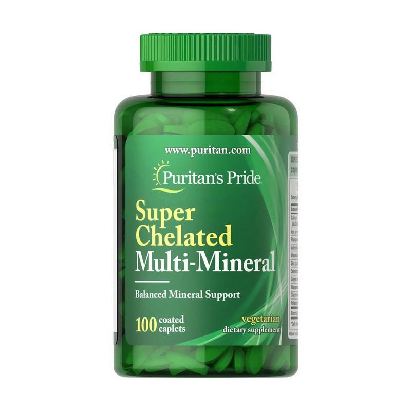 Комплекс минералов Puritan's Pride Super Chelated Multi-Mineral 100 капс. (18925-01)
