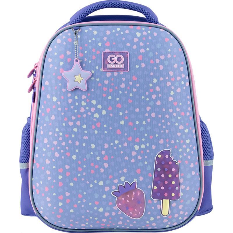 Рюкзак полукаркасный GoPack Education Just Enjoy 38x28x13 см 15 л Фиолетовый (GO24-165M-2)