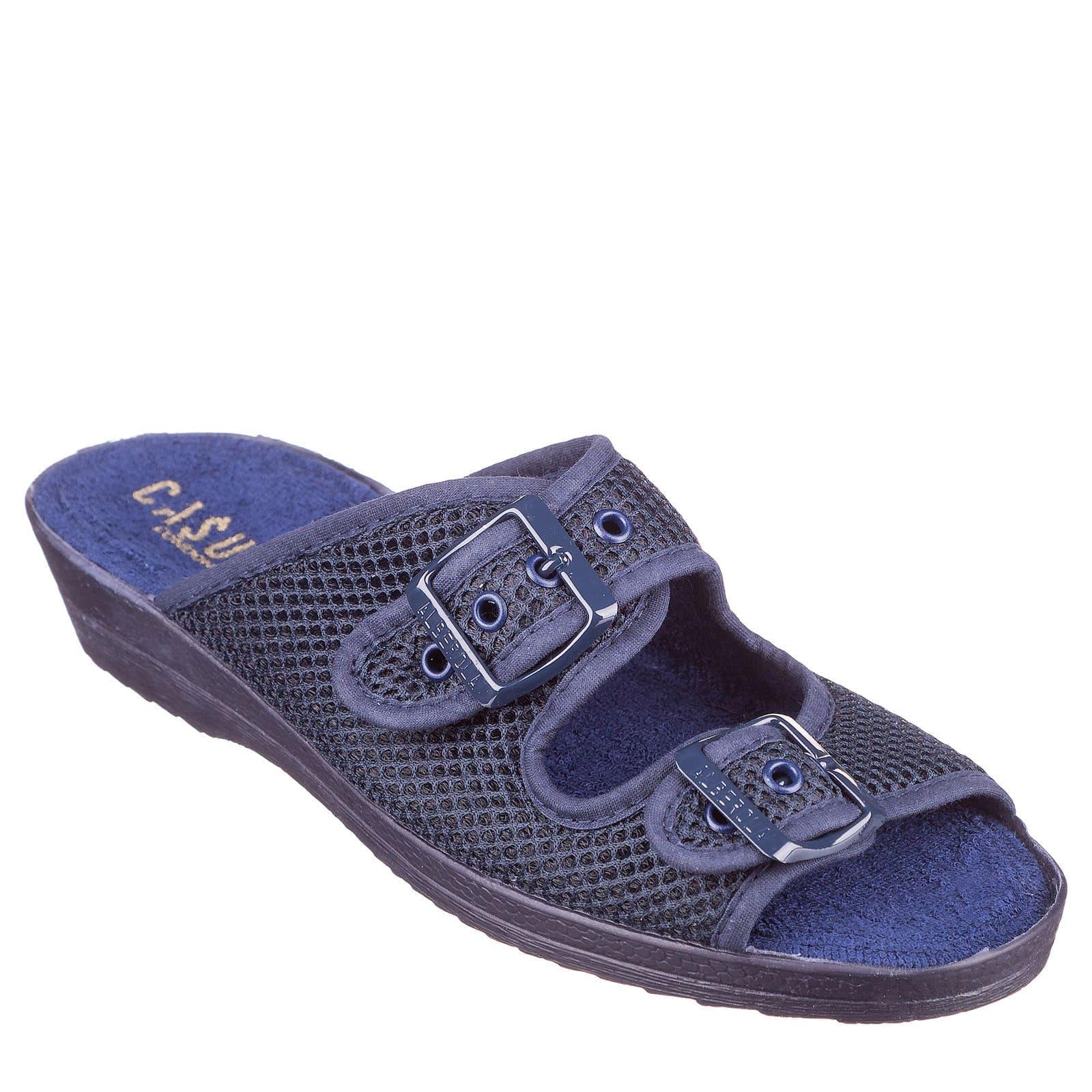 Шлепанцы женские Casual р. 39 Синий (91814925)