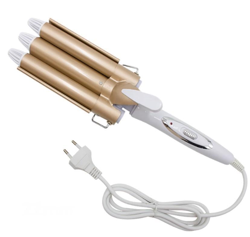 Плойка для волосся Gemei GM 1988-25 3-хвилі з керамічним покриттям 45 Вт (2390000040) Плойка для волосся Gemei GM 1988-25 3-хвилі з керамічним покриттям 45 Вт (2390000040)