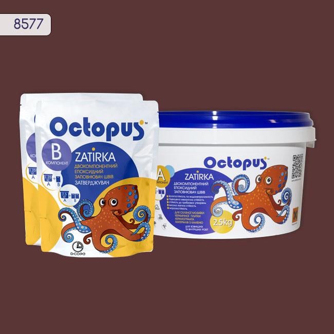 Затирка для плитки Octopus Zatirka 8577 епоксидна 2,5 кг