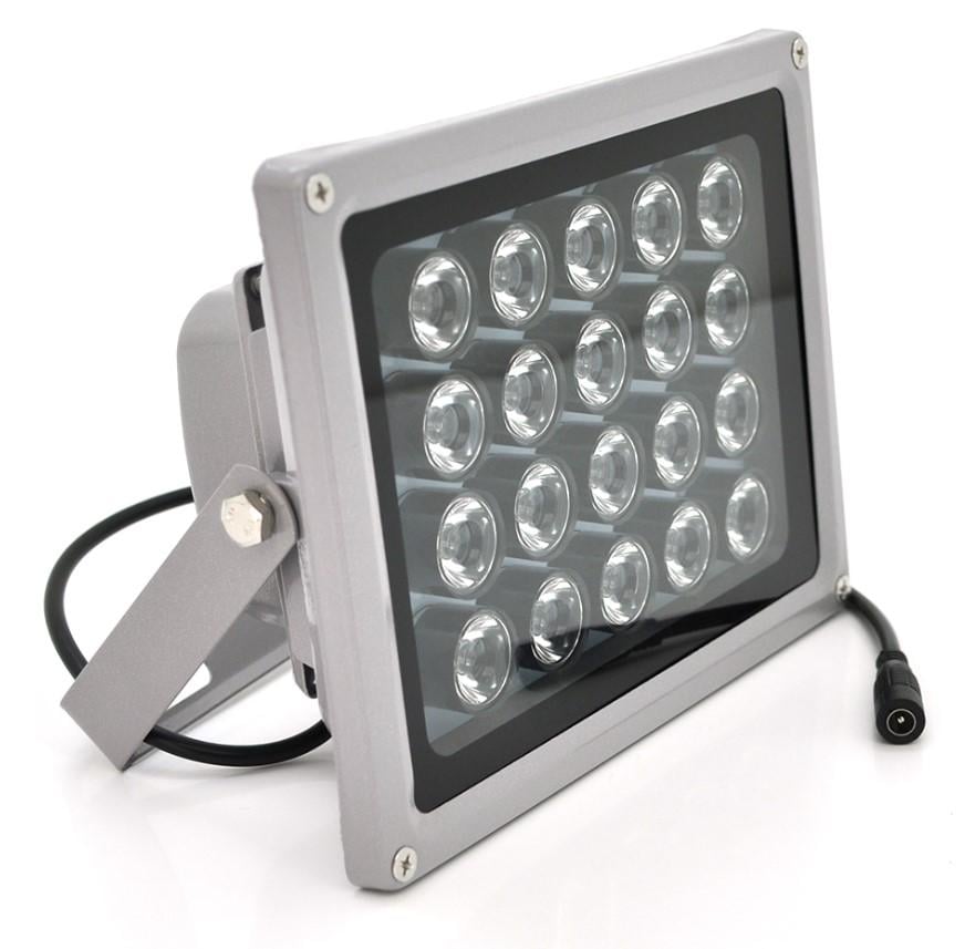 Прожектор инфракрасный VOLTRONIC YTIR20 20 диодов 12V 40W до 80 м угол обзора 90°