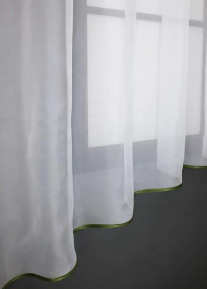 Гардина кухонная с аркой 280х170 см Белый/Оливковый (036к) - фото 4 Гардина кухонная с аркой 280х170 см Белый/Оливковый (036к) - фото 4