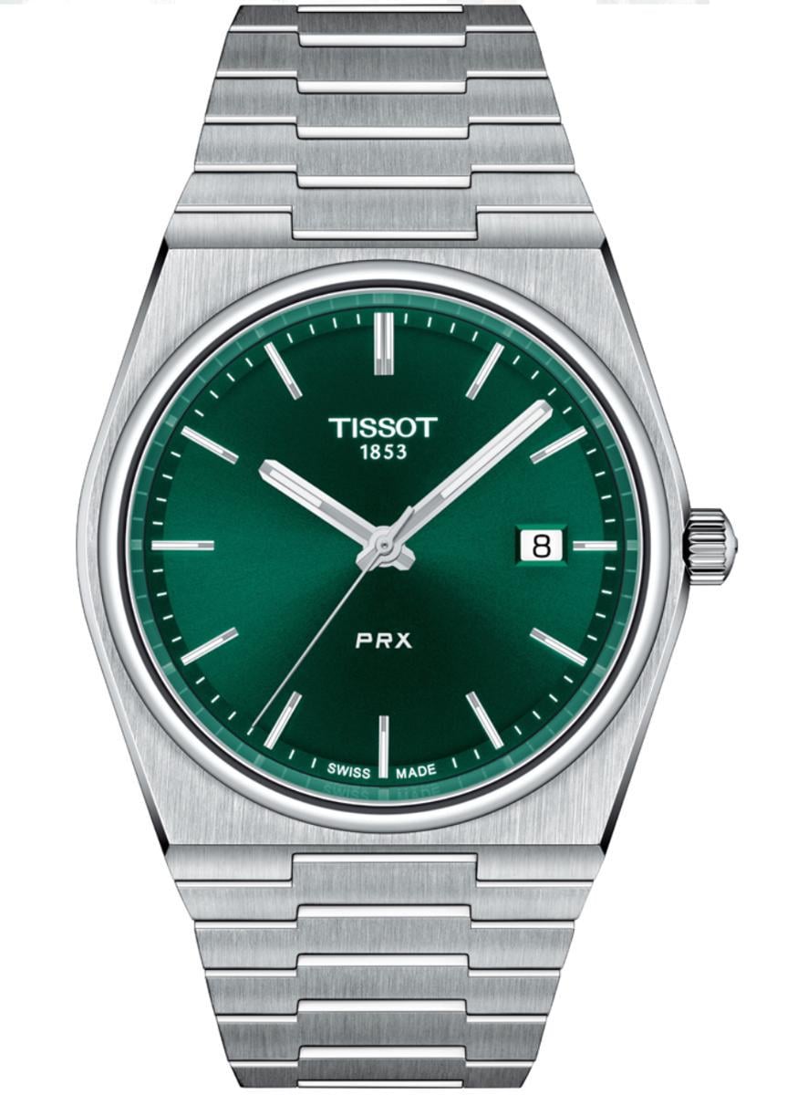 Годинник чоловічий Tissot PRX Quartz Green Dial T137.410.11.091.00 (36604931)