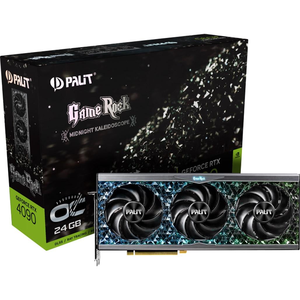 Видеокарта Palit GeForce RTX 4090 24GB GameRock ОС (NED4090S19SB-1020G) Видеокарта Palit GeForce RTX 4090 24GB GameRock ОС (NED4090S19SB-1020G)