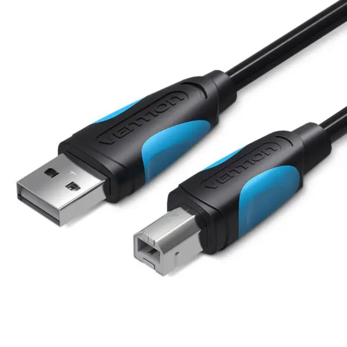 Кабель Vention USB Type-A to USB Type-В 2 м Black (VAS-A16-B200)
