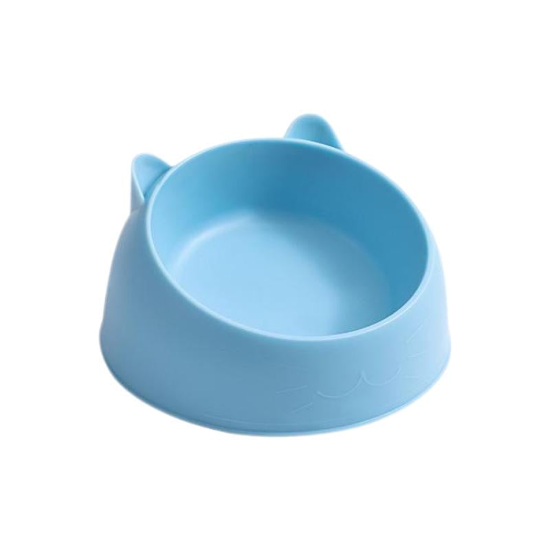 Миска для годування кішок та гризунів стійка з вушками пластикова 13x7 см Блакитний (D-0136) Миска для годування кішок та гризунів стійка з вушками пластикова 13x7 см Блакитний (D-0136)
