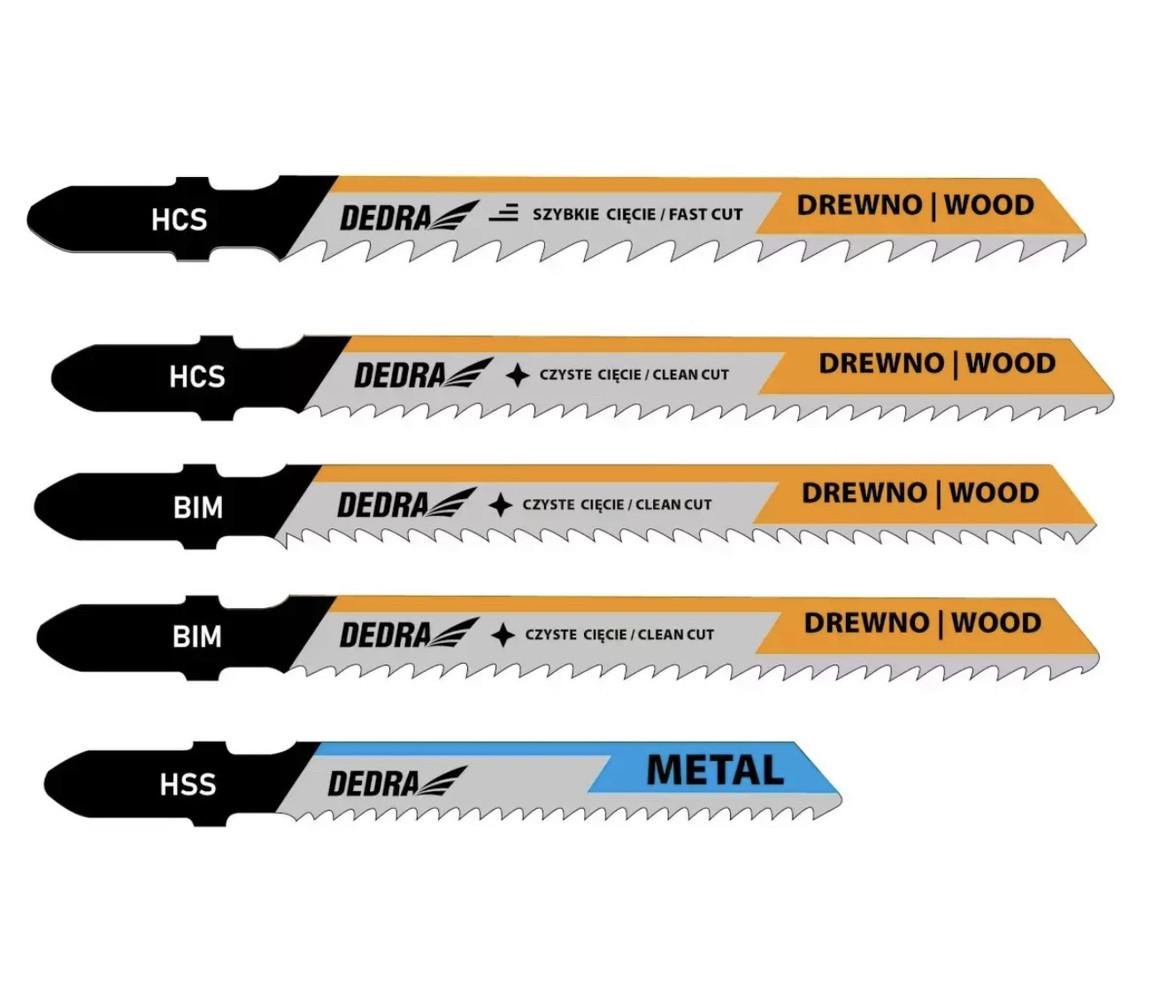 Набір полотен для лобзика Dedra 08T003 5 шт. (2866928025)