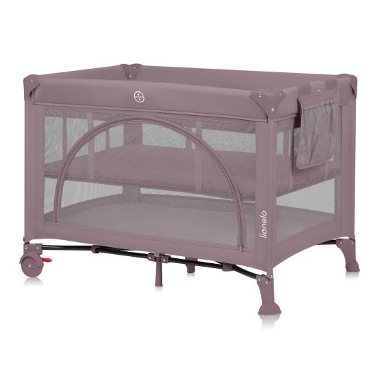 Кроватка-манеж Lionelo LAURA Pink/Nude