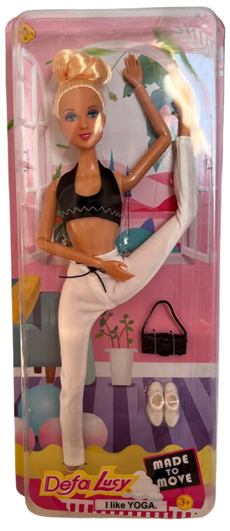 Лялька шарнірна Defa Барбі Йога 29 см (83704)