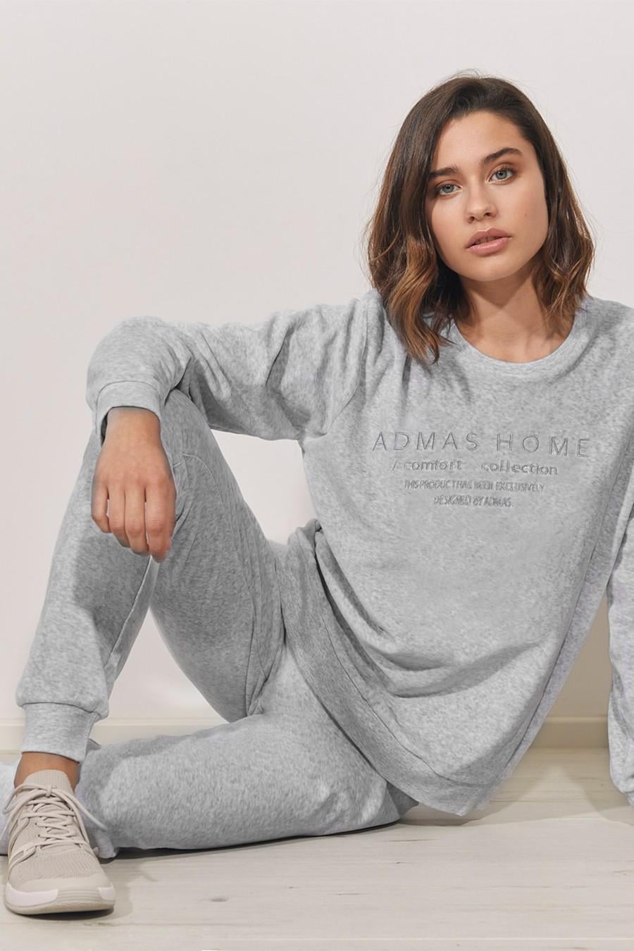 Комплект Admas джемпер/брюки р. 50/XXL Серый (75132) Комплект Admas джемпер/брюки р. 50/XXL Серый (75132)