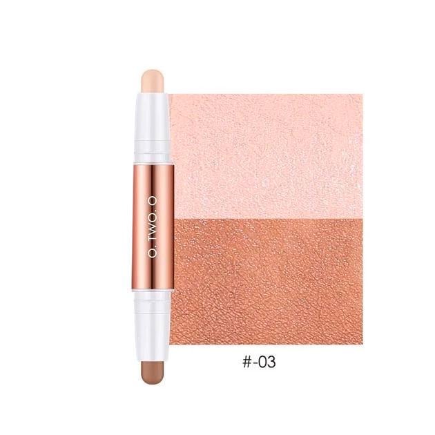 Карандаш для контуринга 2 в 1 O.TWO.O Glow Lift Light Shadow Contour Stick 02 03 (18221247)