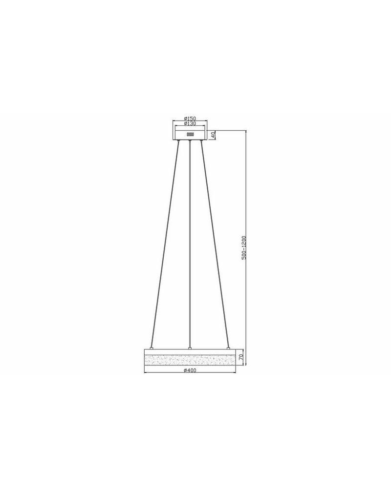 Люстра Reality 330601-02 Cornelia Led 1x24W 4000K 1920Lm IP20 Bl (15301145) - фото 2