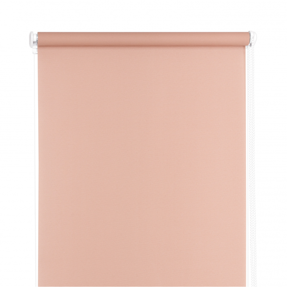 Роллета на окно Royal 812 тканевая 95х160 см Пудровый