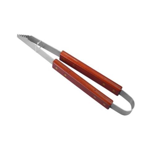 Щипці для барбекю Stenson Євро MH-0914 36 см з дерев'яними ручками (54b052a5) - фото 2