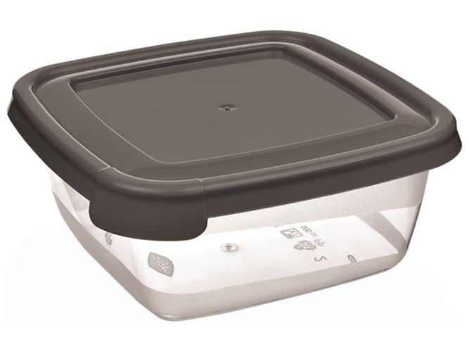 Контейнер пластиковый Bager Cook&Keep MIX квадратный 1,5 л Серый (MLM-BG-621)