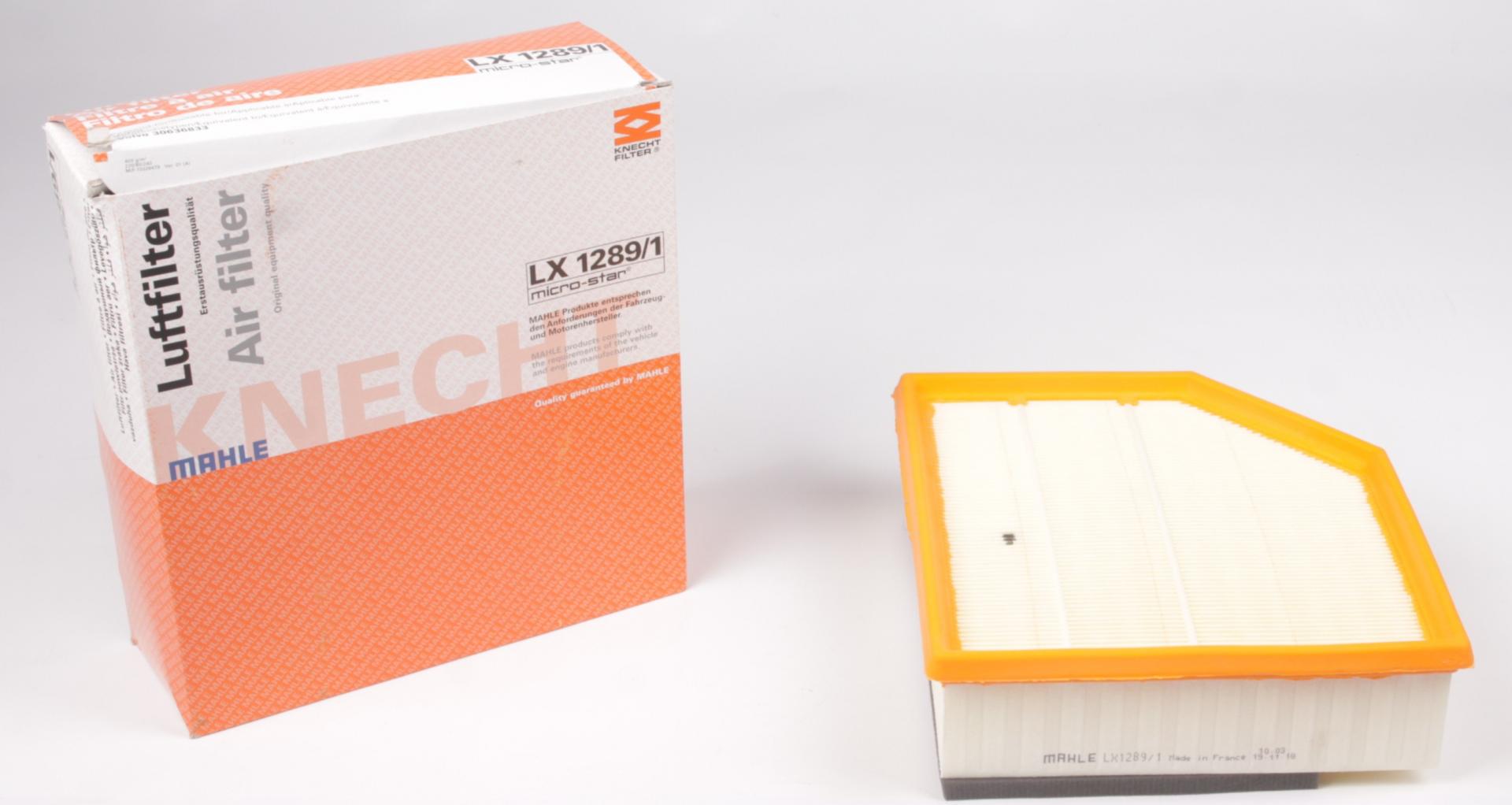 Фильтр воздушный KNECHT для Volvo S60/V70 2,4D 02- (LX 1289/1)