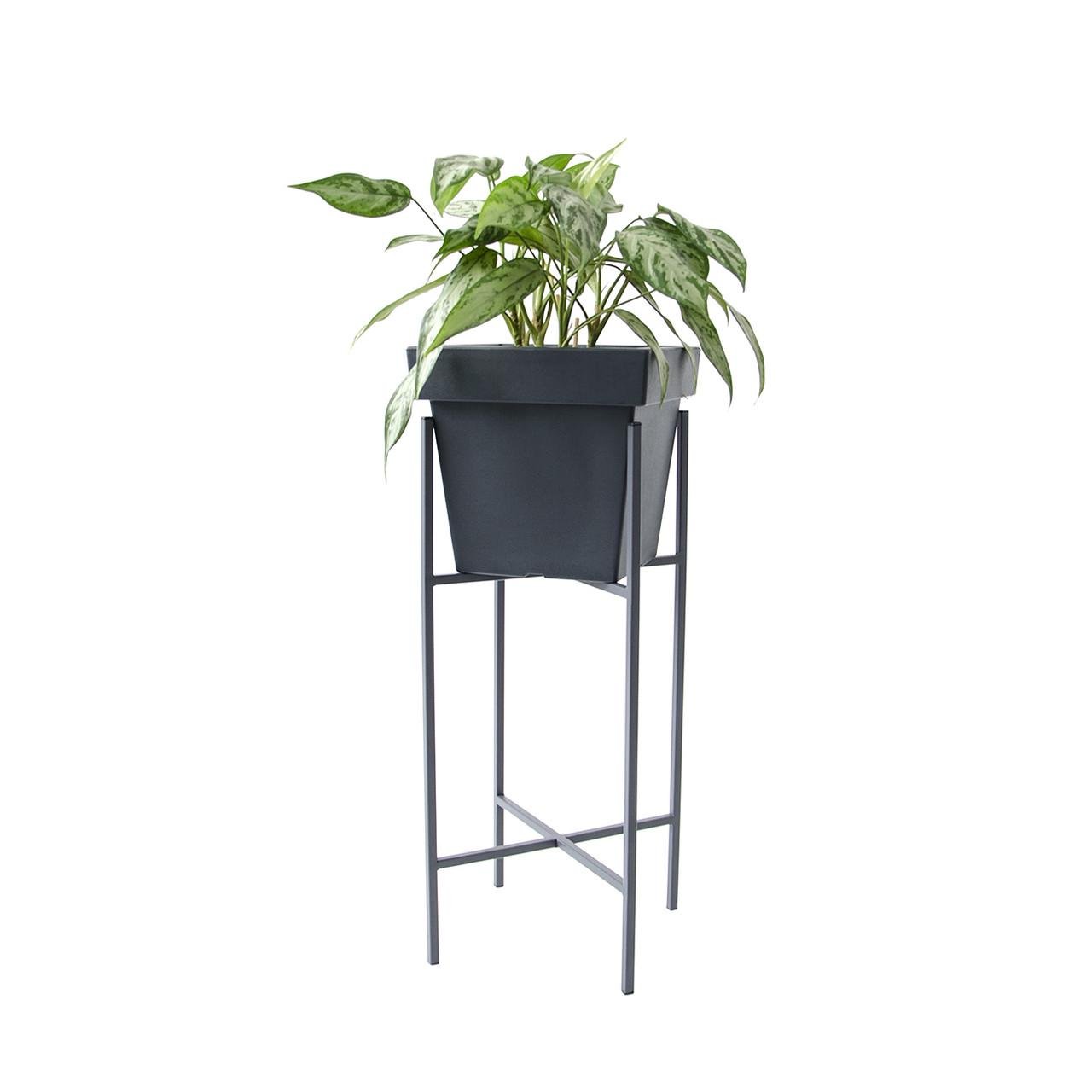 Підставка під квіти металева Олеандр Графіт (2660711306)