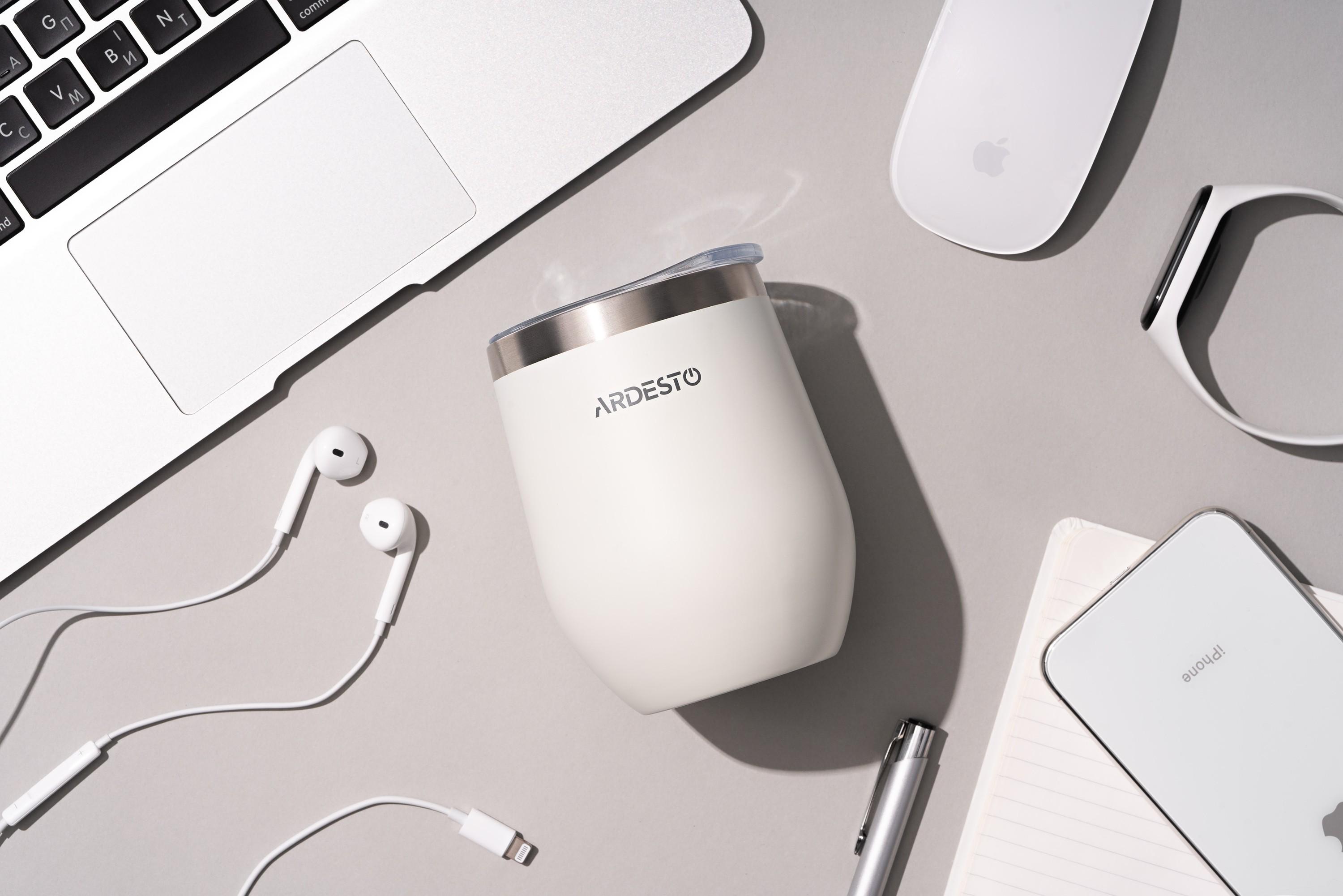 Термокружка Ardesto Compact Mug 350 мл Белый (25593) - фото 2