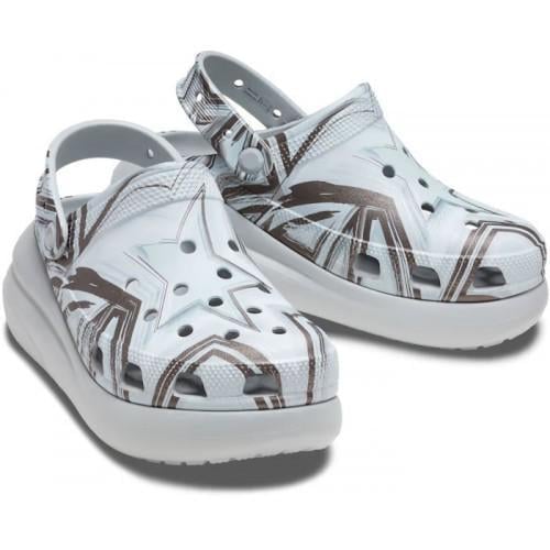 Сабо жіночі Crocs Classic Crush Hi-Lo Disco Shimmer р. 38-39 Сірий (10113)
