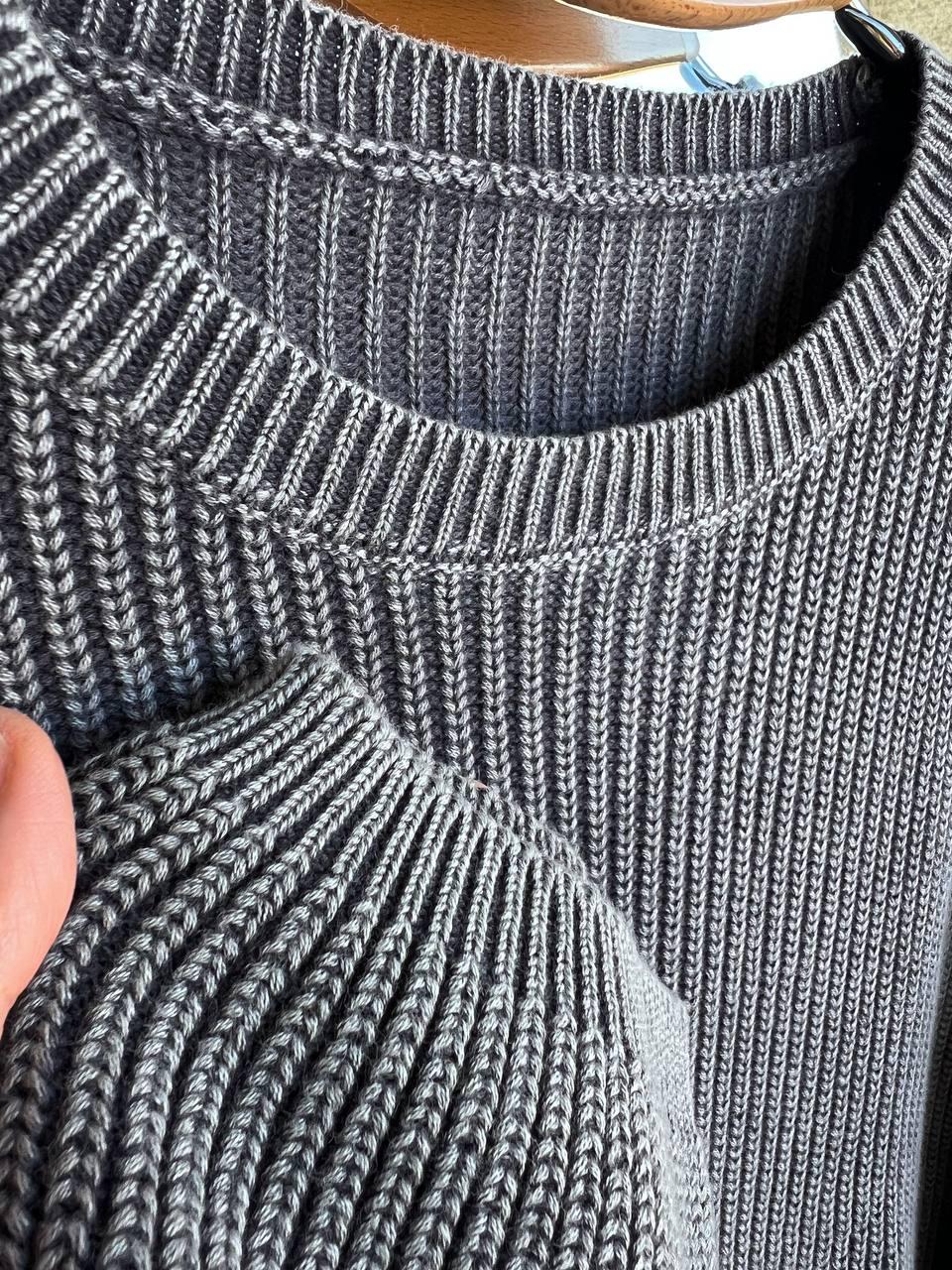 Светр жіночий A-N 875 варка в'язка OS Графітовий (3165) - фото 5 Светр жіночий A-N 875 варка в'язка OS Графітовий (3165) - фото 5