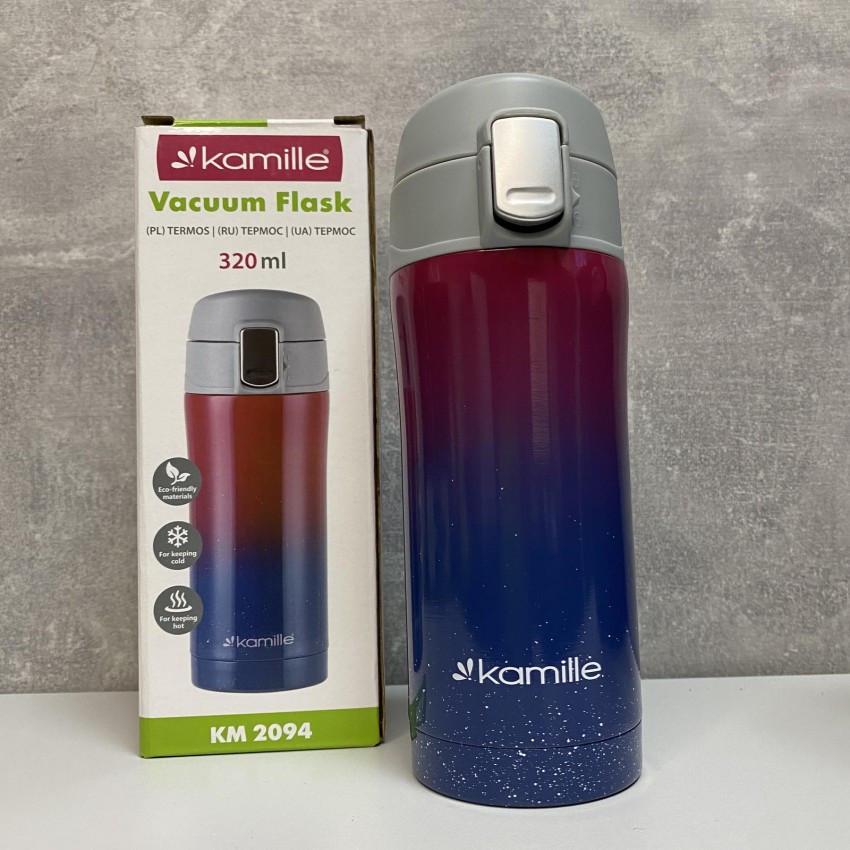 Термос Kamille КМ-2094 из нержавеющей стали 320 мл Красный с синим (1932085822)