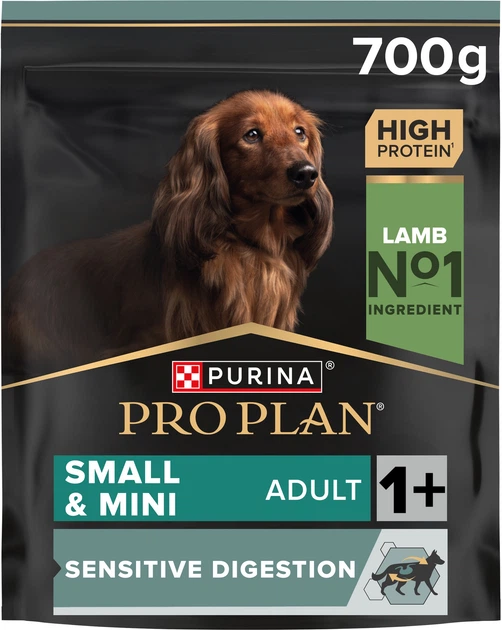 Корм сухий для собак дрібних порід з чутливим травленням Pro Plan Small & Mini Sensitive Digestion з ягням 700 г (11299) Корм сухий для собак дрібних порід з чутливим травленням Pro Plan Small & Mini Sensitive Digestion з ягням 700 г (11299)
