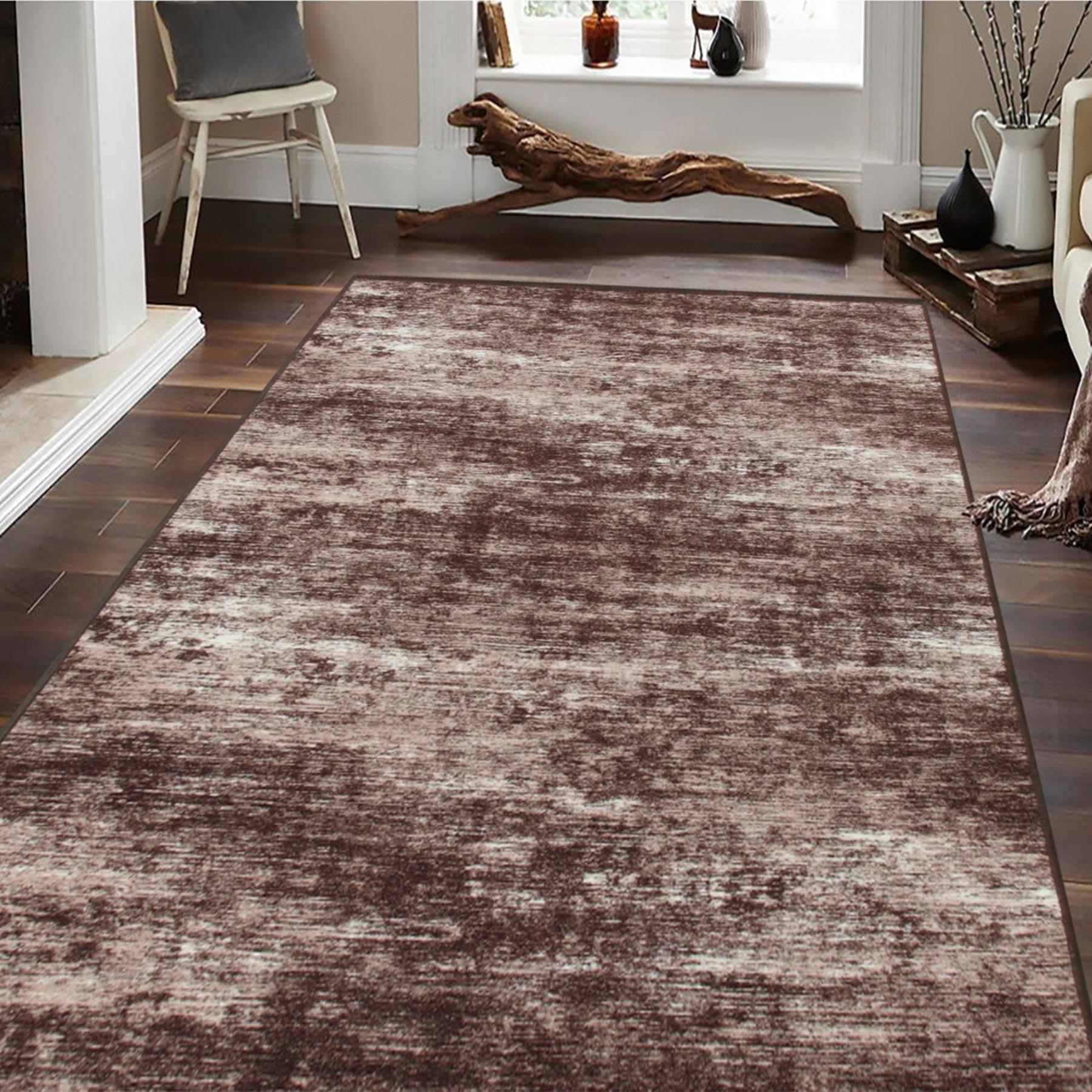 Ковер безворсовый на резиновой основе DAKARIA Ratio PrintGel Run 1023vl39-p5 2x2 м Коричневый (00-00015078) - фото 3 Ковер безворсовый на резиновой основе DAKARIA Ratio PrintGel Run 1023vl39-p5 2x2 м Коричневый (00-00015078) - фото 3