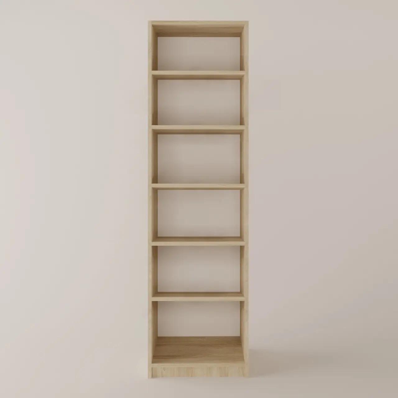 Шкаф книжный 1950х550х420 мм Дуб сонома - фото 2