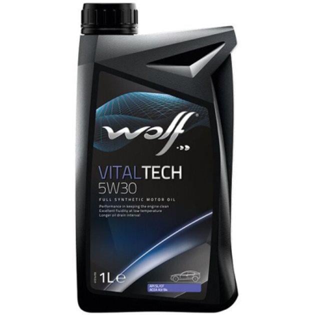 Моторна олива WOLF VitalTech A3/B4 SL/CF 5W-30 1 л (8309809)