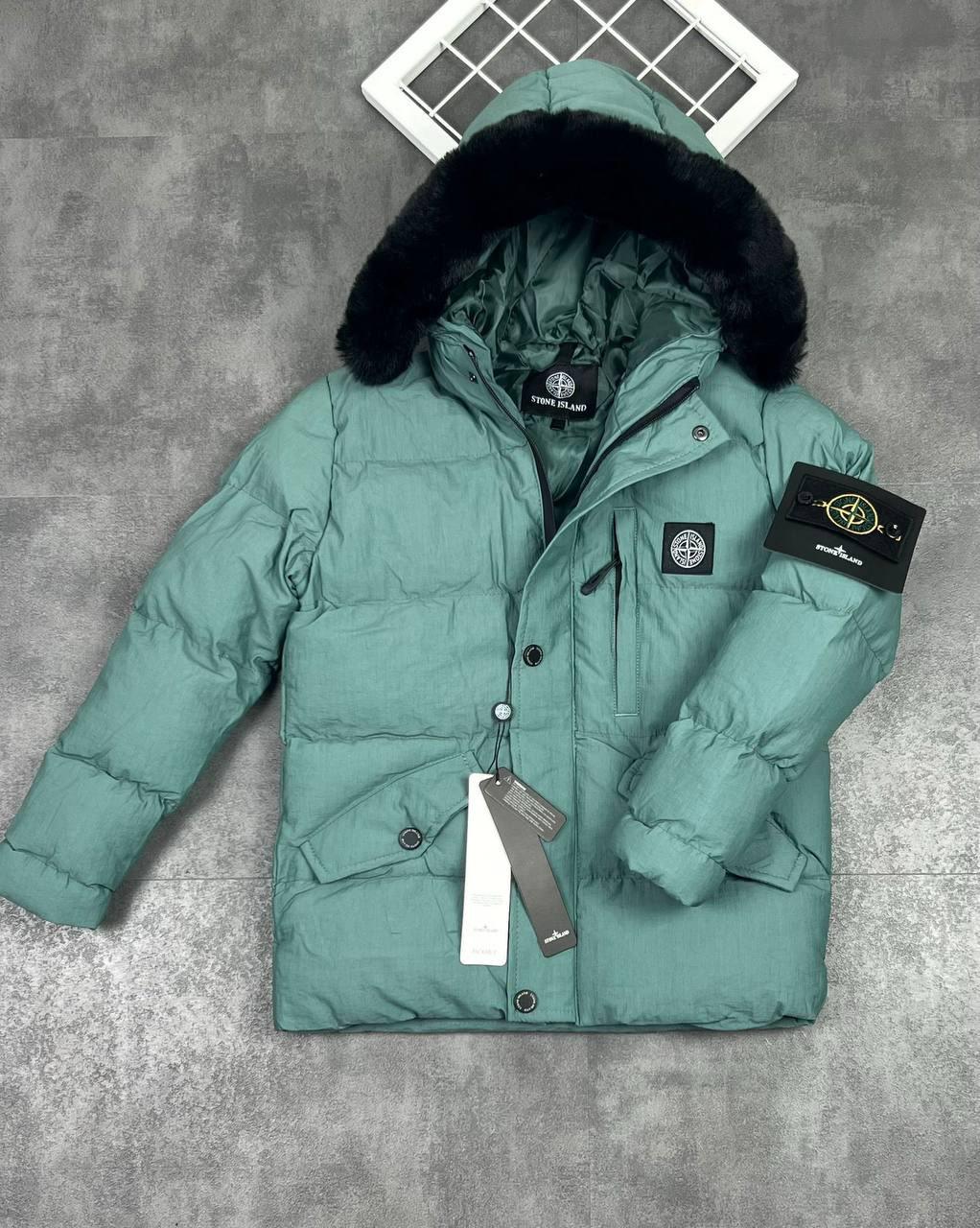 Куртка детская зимняя STONE ISLAND 158-164 см Зеленый (29871447) - фото 4 Куртка детская зимняя STONE ISLAND 158-164 см Зеленый (29871447) - фото 4