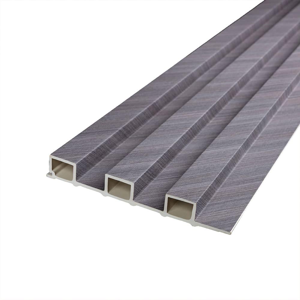 Декоративная стеновая рейка Sticker Wall WPC 200х27х2900 мм Дымчато-серый (33550351)