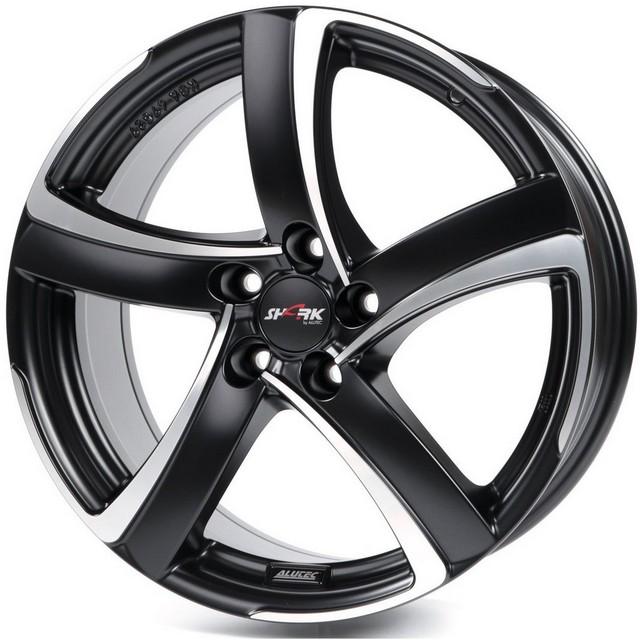 Диски литые Alutec Shark 8x18 5x114,3 ET52 DIA67,1 Matt black polished (1002205397)