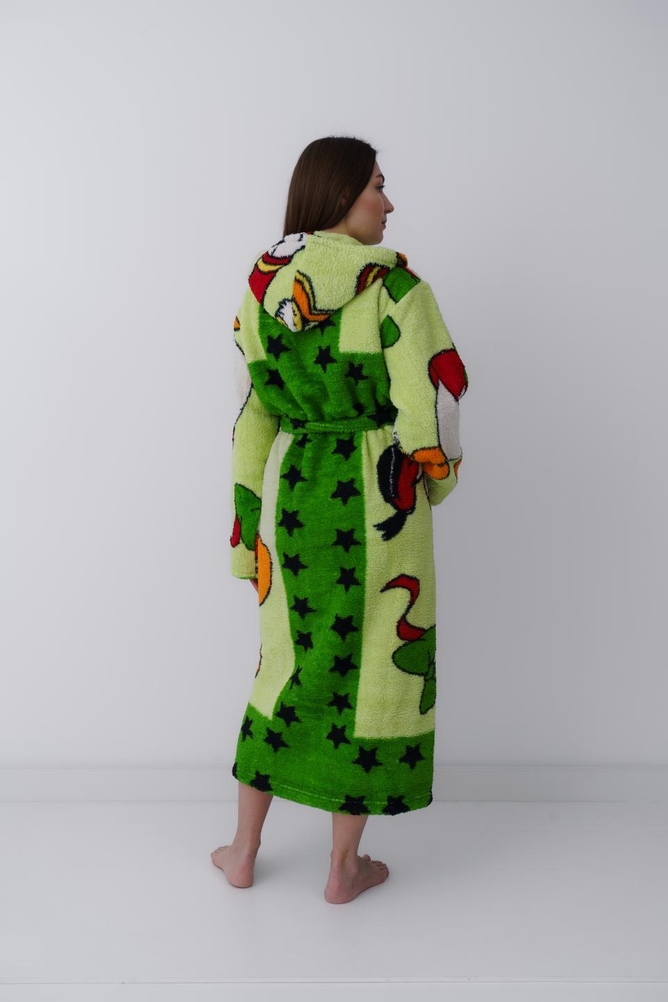 Халат жіночий UT Store Дональд Дак HT03 S Зелений (24524526) - фото 2