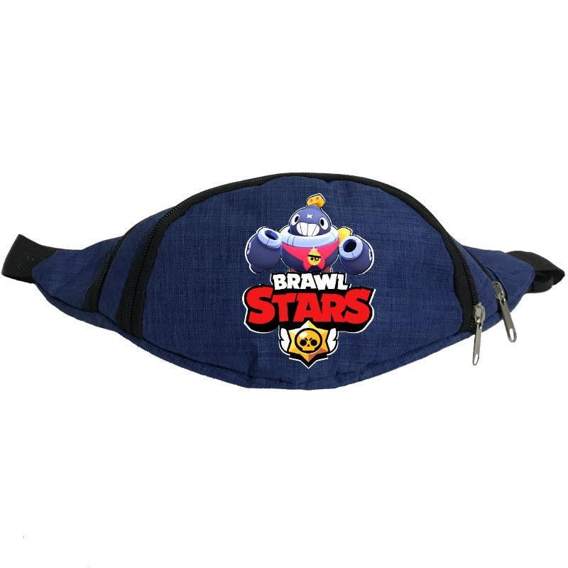 Поясная сумка-бананка Cappuchino toys Бравл Старс Твк BS-Tik Синий (1454091336)