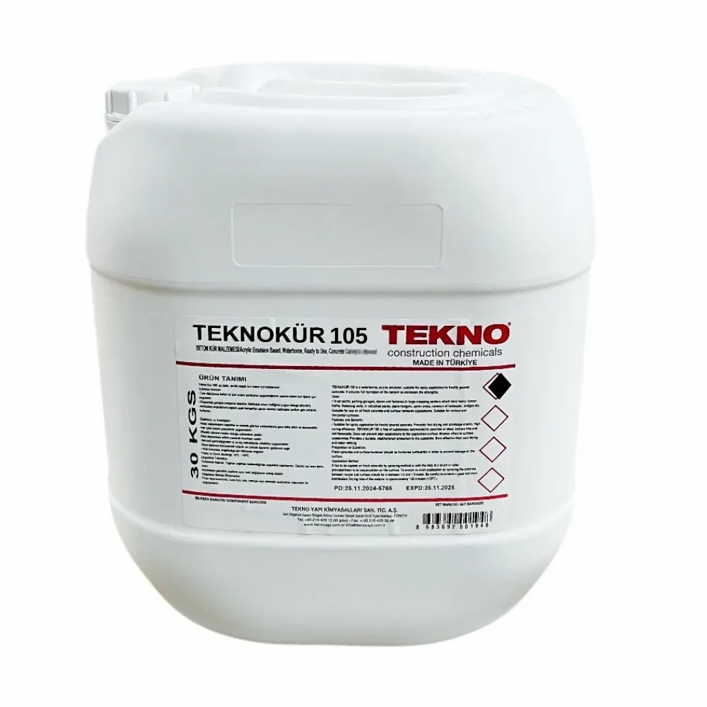 Эмульсия акриловая Teknokur 105 для защиты бетонных поверхностей 30 кг (27356878)