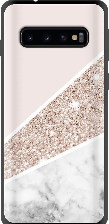 Чехол на Samsung Galaxy S10 Пастельный мрамор (4342b-1640-42517)