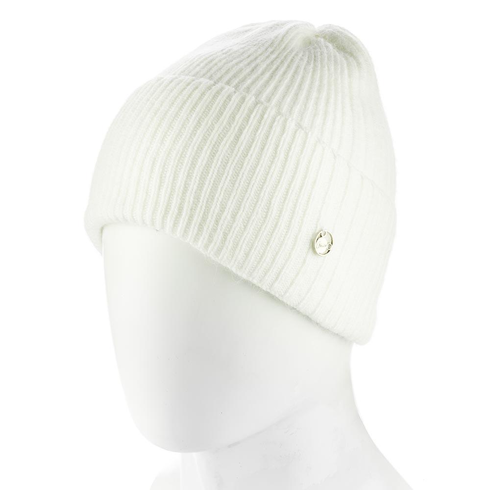 Шапка женская ангоровая сверху собрана Atrics WH909 утепленная флисом с отворотом Белый - фото 1 Шапка женская ангоровая сверху собрана Atrics WH909 утепленная флисом с отворотом Белый - фото 1
