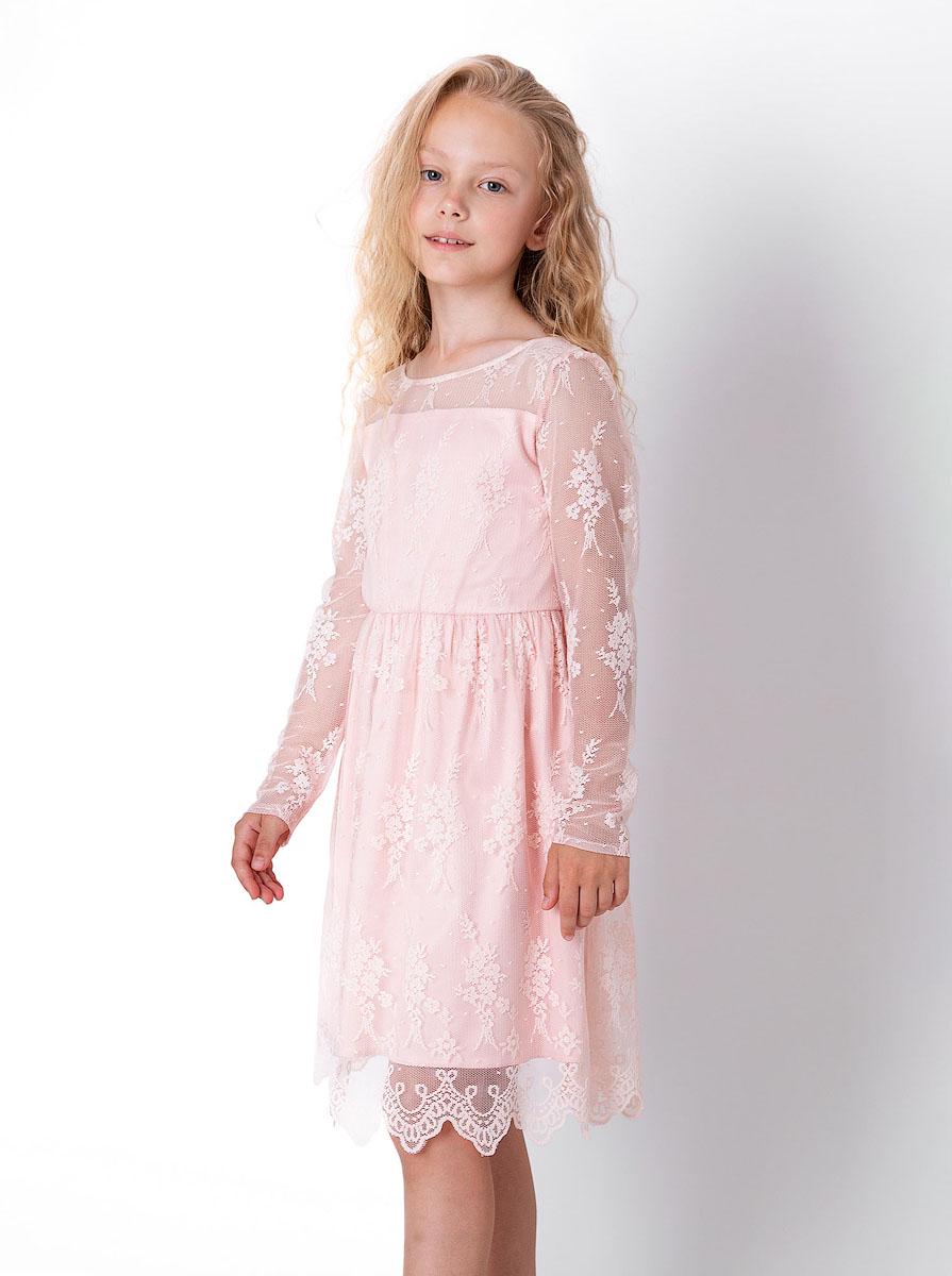 Сукня для дівчинки нарядна Mevis 4048-01 116 см Пудровий (98351)