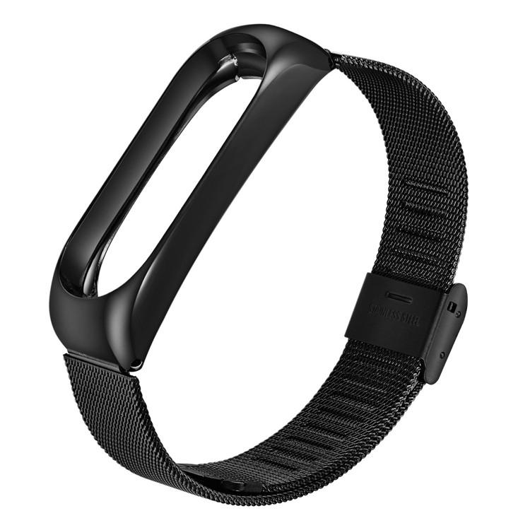 Ремешок Metal BeCover для Xiaomi Mi Band 3/4 Black (704651)