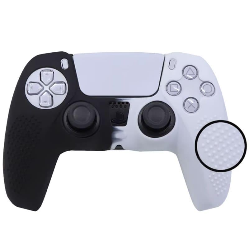 Чехол силиконовый Honson для геймпада PS5 Dualsense Черно-белый (HS-PS5310WB) Чехол силиконовый Honson для геймпада PS5 Dualsense Черно-белый (HS-PS5310WB)