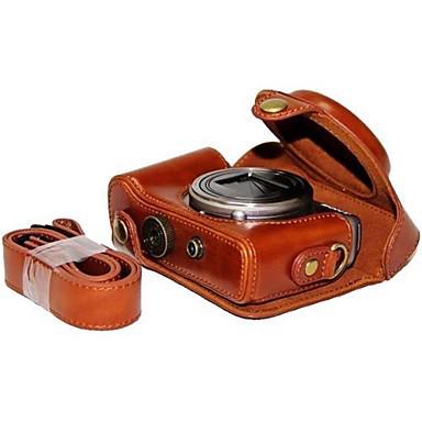 Футляр-чехол защитный для фотоаппаратов Sony/DSC-HX60/DSC-HX50/DSC-HX30/DSC-HX10 Коричневый (654473150)