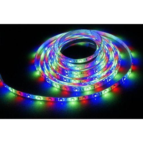 Лента светодиодная Rias 3528 LED RGB в бухте 220 V с пультом 5 м Разноцветный (3_04389) - фото 7