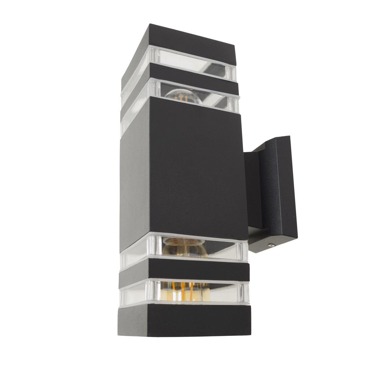 Фасадный светильник Brille AL-26/2 E27 BK