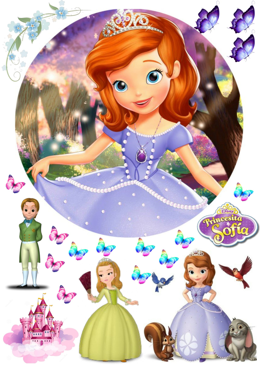 Картинка на торт вафельна Софія Прекрасна 9 (14757)