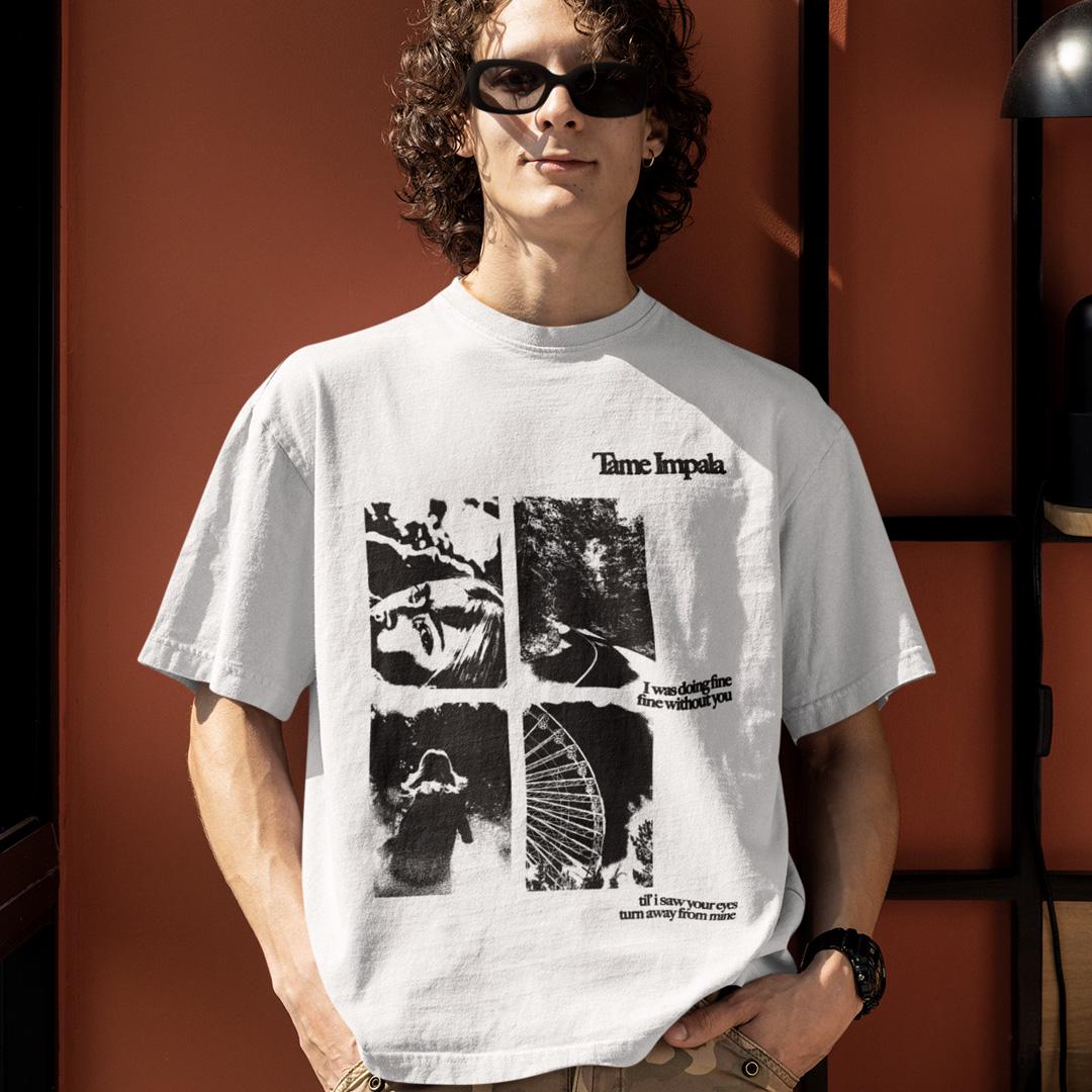 Футболка унисекс Tame Impala I was Doing Fine Without You wht 2XL Белый (32697807) Футболка унисекс Tame Impala I was Doing Fine Without You wht 2XL Белый (32697807)