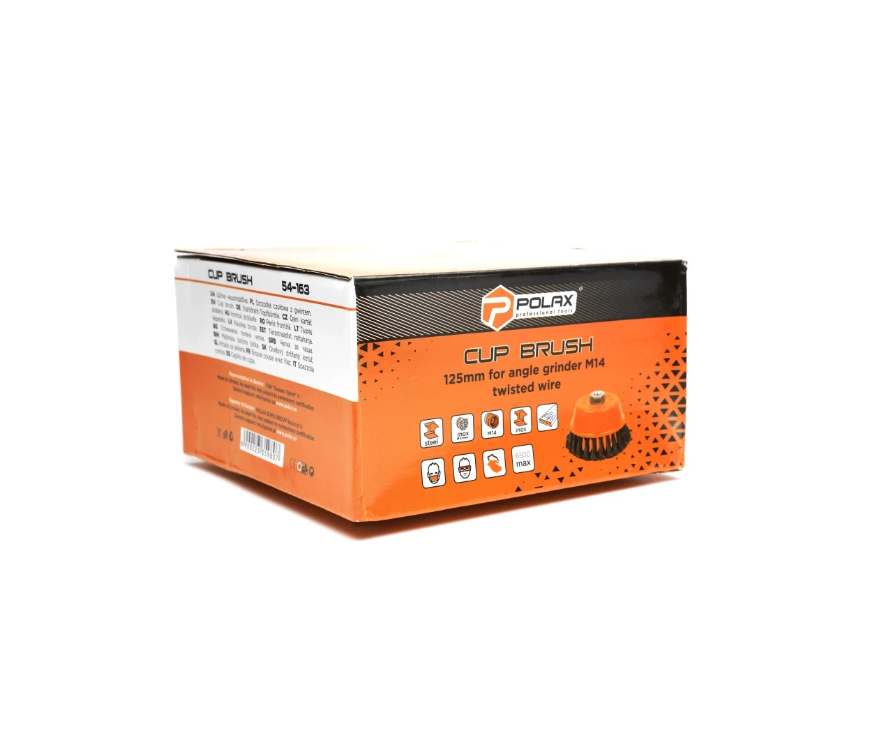 Щетка чашеобразная для УШМ М14 плетеная 65 мм (27734139) - фото 2 Щетка чашеобразная для УШМ М14 плетеная 65 мм (27734139) - фото 2